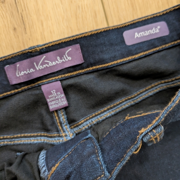 Gloria Vanderbilt Amanda Straight Leg Jeans – Size 12 - Picture 6 of 8